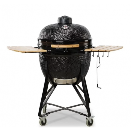 Grill ceramiczny Kamado Bono Media Czarny